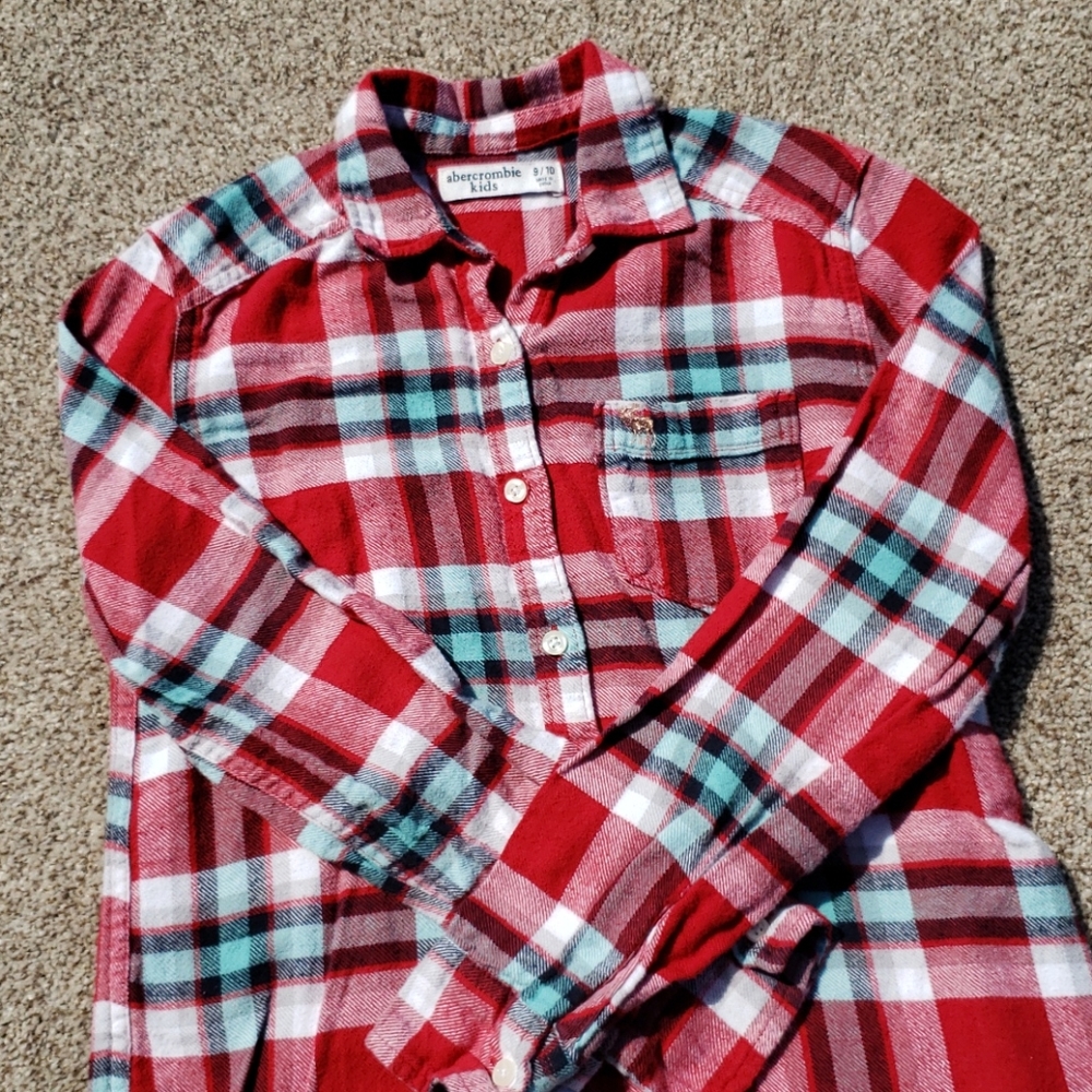 Abercrombie Flannel Size 9/10